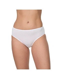 Dámské kalhotky vysokého střihu 2 ks NUR DIE COTTON MIDISLIP 2x - NUR DIE - bílá