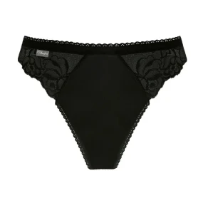 Dámské kalhotky COTTON model 17290107 SLIP  černá - Playtex