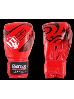MASTERS RBT-RED 12 oz kožené boxerské rukavice