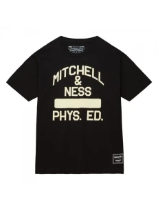 Značkové tričko Mitchell & Ness Phys Ed M BMTR5545-MNNYYPPPBLCK