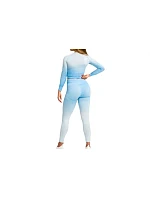 GymHero Ombre Rushguard s dlouhým rukávem LONG-BABYBLUE Modrá M