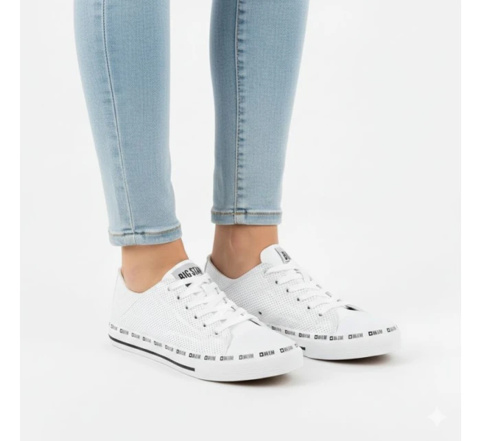 Big Star W FF274024 bílé prolamované nízké tenisky Big Star W FF274024 bílé prolamované nízké tenisky