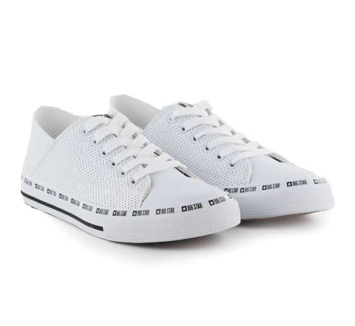Big Star W FF274024 bílé prolamované nízké tenisky Big Star W FF274024 bílé prolamované nízké tenisky