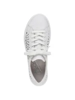 Kožená pohodlná obuv Rieker W RKR641 white