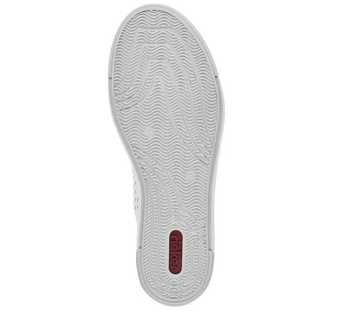 Rieker W RKR642 bílá kožená prolamovaná obuv Rieker W RKR642 bílá kožená prolamovaná obuv