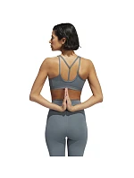 Dámská sportovní podprsenka adidas Coreessentials Medium-Support šedá HD7686