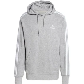 Mikina adidas Essentials French Terry 3-Stripes Hoodie M IC0437