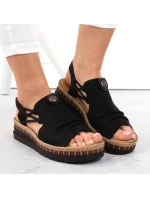 Pohodlné sandály Rieker W RKR677 black