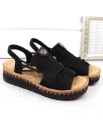 Pohodlné sandály Rieker W RKR677 black