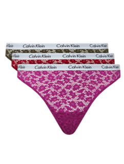 Calvin Klein Spodní prádlo Bikiny 3Pk W 000QD3926E dámské