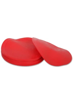 Cvičný puk 15cm červený - 10ks