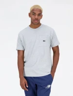 Tričko New Balance Essentials Reimagined Cott M MT31542AG