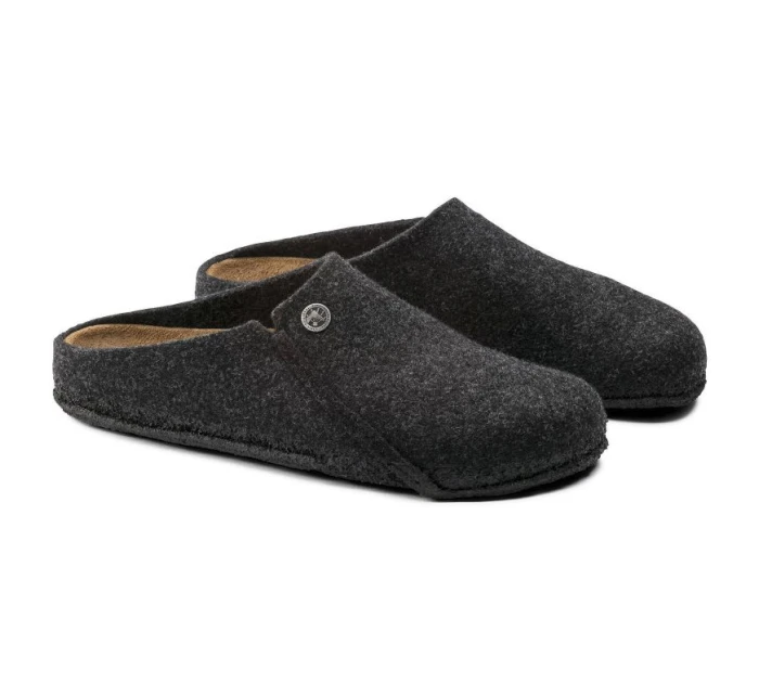 Birkenstock Zermatt Cozy Home Anthracite vlněné plstěné pantofle regular wide (1014938) Birkenstock Zermatt Cozy Home Anthracite vlněné plstěné pantofle regular wide (1014938)