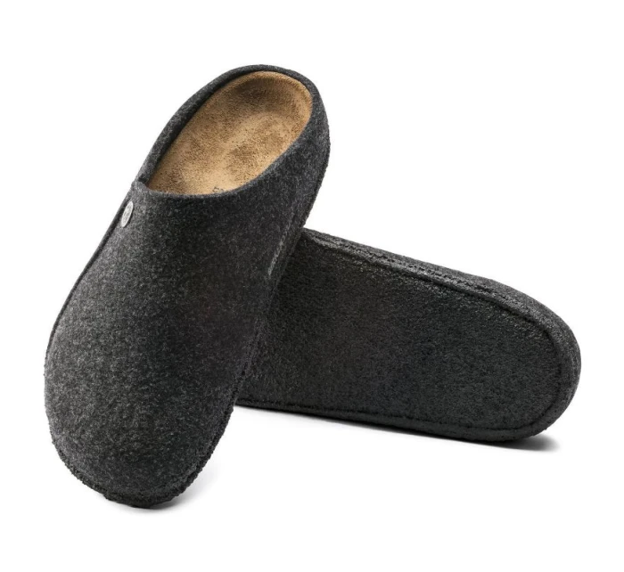 Birkenstock Zermatt Cozy Home Anthracite vlněné plstěné pantofle regular wide (1014938) Birkenstock Zermatt Cozy Home Anthracite vlněné plstěné pantofle regular wide (1014938)