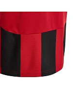 Dětské tričko adidas Striped 24 červené/černé IW2131