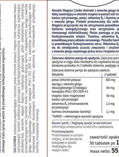 Novativ Magnesium Cardio 50 potahovaných tablet