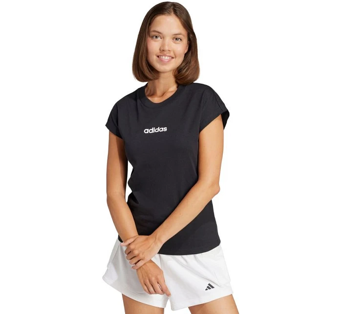 Bavlněné tričko adidas Essentials Linear W JC8238 Bavlněné tričko adidas Essentials Linear W JC8238