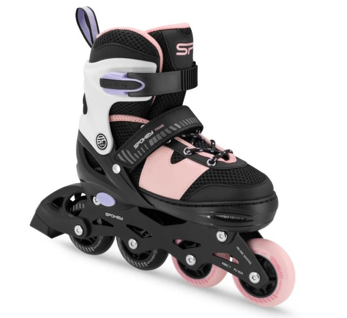 Kolečkové brusle Spokey Trixie BK/PK Jr SPK-944676 r. 31-34 Kolečkové brusle Spokey Trixie BK/PK Jr SPK-944676 r. 31-34