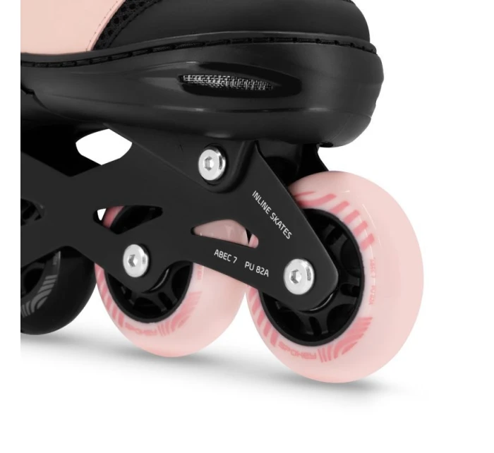 Kolečkové brusle Spokey Trixie BK/PK Jr SPK-944676 r. 31-34 Kolečkové brusle Spokey Trixie BK/PK Jr SPK-944676 r. 31-34