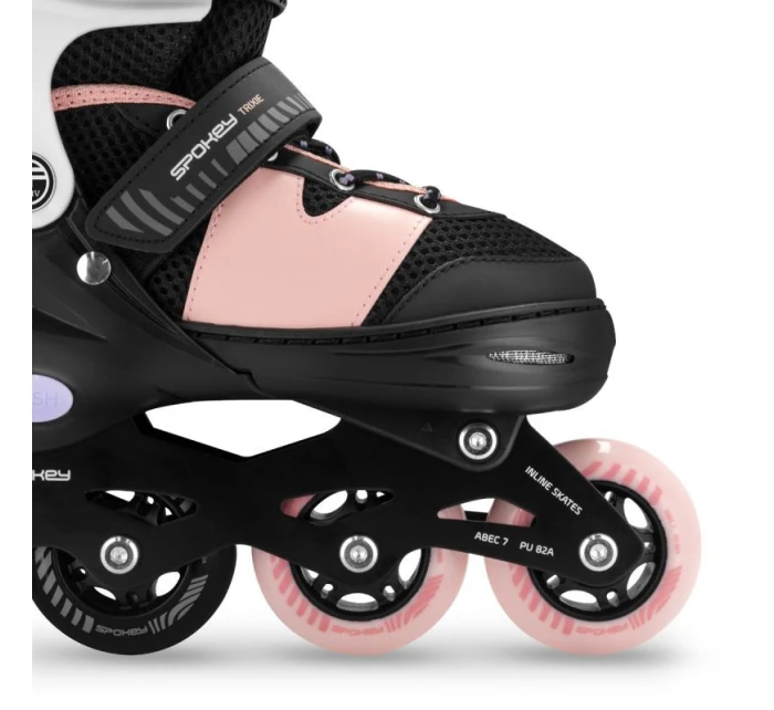 Kolečkové brusle Spokey Trixie BK/PK Jr SPK-944676 r. 31-34 Kolečkové brusle Spokey Trixie BK/PK Jr SPK-944676 r. 31-34