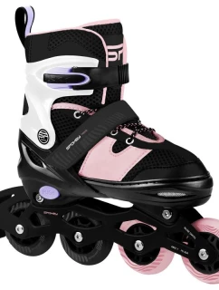 Kolečkové brusle Spokey Trixie BK/PK Jr SPK-944676 r. 31-34
