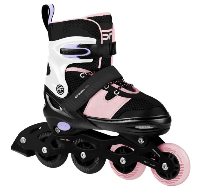 Kolečkové brusle Spokey Trixie BK/PK Jr SPK-944676 r. 31-34 Kolečkové brusle Spokey Trixie BK/PK Jr SPK-944676 r. 31-34