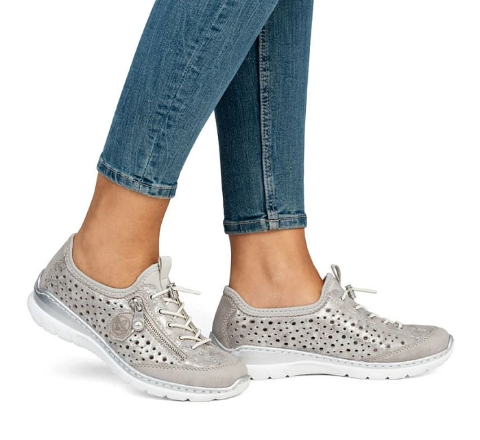 Rieker W L32P6-90 RKR764 ažurové polobotky Rieker W L32P6-90 RKR764 ažurové polobotky