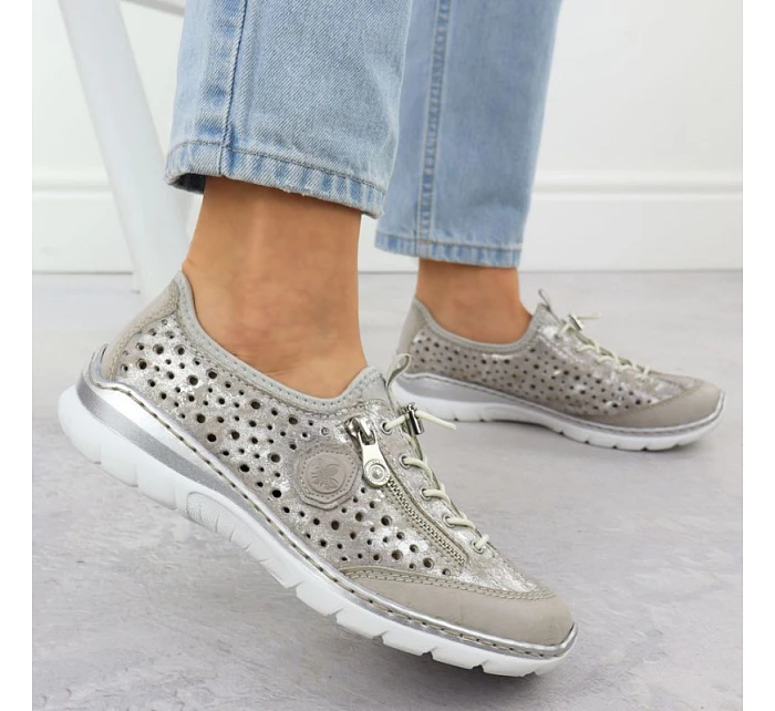 Rieker W L32P6-90 RKR764 ažurové polobotky Rieker W L32P6-90 RKR764 ažurové polobotky