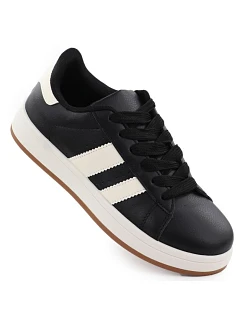 Dámské sportovní polobotky černé NEWS 8233