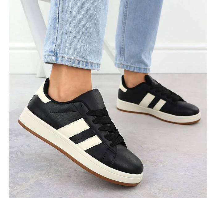 Dámské sportovní polobotky černé NEWS 8233 Dámské sportovní polobotky černé NEWS 8233