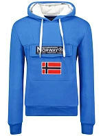 Geographical Norway Gadrien DB 054 M WW6115H/GN-Royal Blue / White mikina