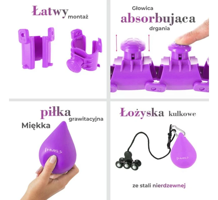 HULA HOP SET HHW12 FIALOVÝ S VÝSTUPKY A ZÁVAŽÍMI HMS + OPASEK BR163 ČERNÝ PLUS SIZE HULA HOP SET HHW12 FIALOVÝ S VÝSTUPKY A ZÁVAŽÍMI HMS + OPASEK BR163 ČERNÝ PLUS SIZE