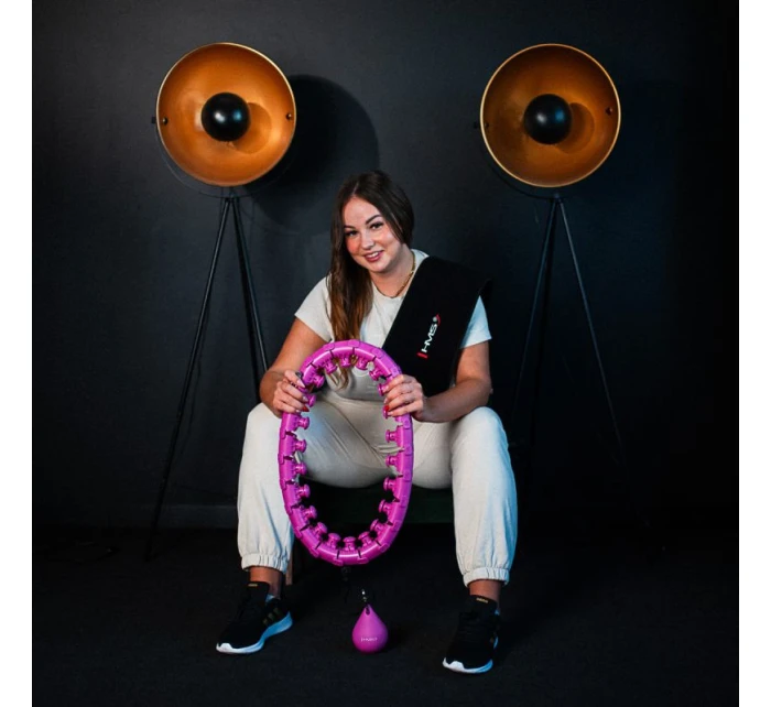 HULA HOP SET HHW12 FIALOVÝ S VÝSTUPKY A ZÁVAŽÍMI HMS + OPASEK BR163 ČERNÝ PLUS SIZE HULA HOP SET HHW12 FIALOVÝ S VÝSTUPKY A ZÁVAŽÍMI HMS + OPASEK BR163 ČERNÝ PLUS SIZE