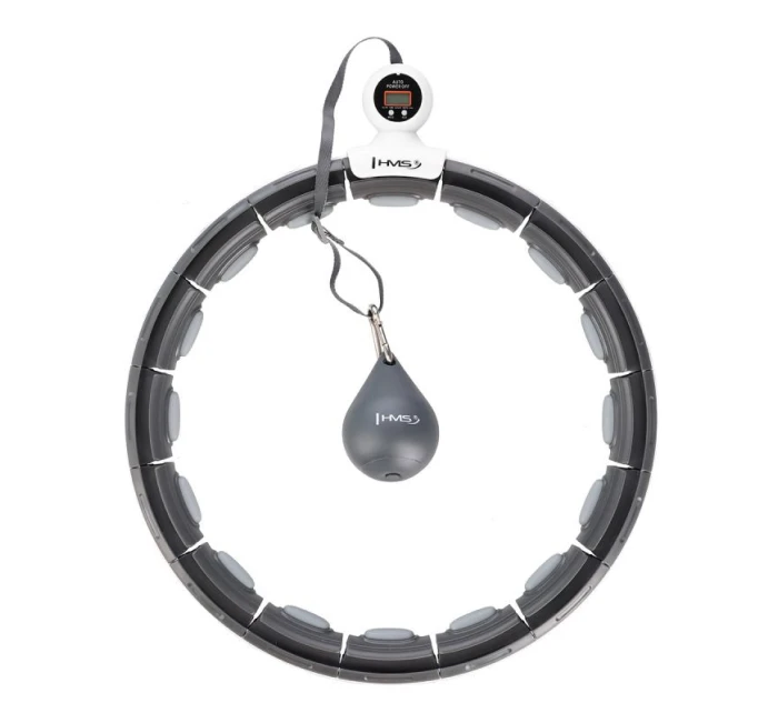 HHM15 HULA HOP ČERNÁ S MAGNETEM A ZÁVAŽÍM + POČÍTADLO HMS HHM15 HULA HOP ČERNÁ S MAGNETEM A ZÁVAŽÍM + POČÍTADLO HMS