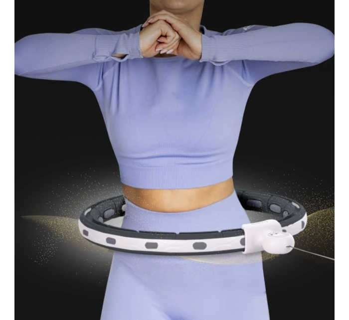 HHM15 HULA HOP ČERNÁ S MAGNETEM A ZÁVAŽÍM + POČÍTADLO HMS HHM15 HULA HOP ČERNÁ S MAGNETEM A ZÁVAŽÍM + POČÍTADLO HMS