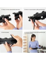 HULA HOP SET HHW12 ČERNÝ S VÝSTUPKY A ZÁVAŽÍMI HMS + OPASEK BR163 ČERNÝ PLUS SIZE HULA HOP SET HHW12 ČERNÝ S VÝSTUPKY A ZÁVAŽÍMI HMS + OPASEK BR163 ČERNÝ PLUS SIZE