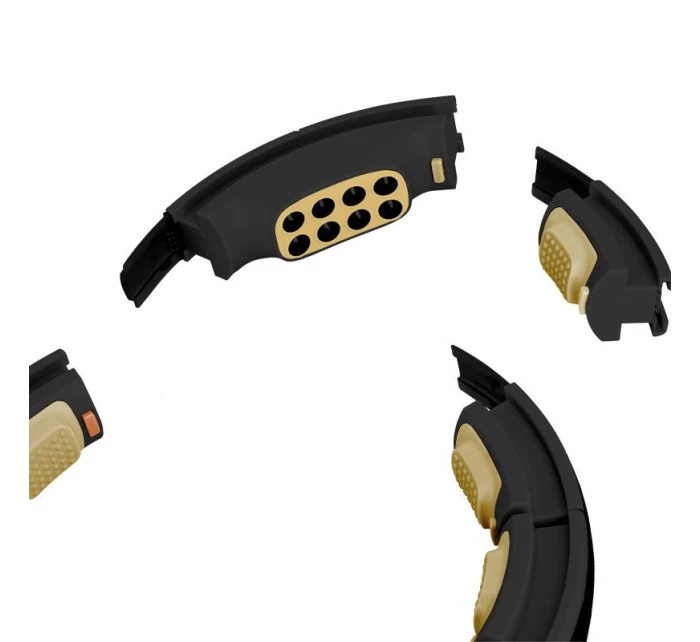 HHM13 NOVÝ HULA HOP ČERNÝ/ZLATÝ S MAGNETY A ZÁVAŽÍM + POČÍTADLO HMS HHM13 NOVÝ HULA HOP ČERNÝ/ZLATÝ S MAGNETY A ZÁVAŽÍM + POČÍTADLO HMS