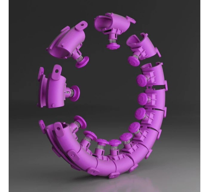 plus size s a fialová model 21810722 - HMS plus size s a fialová model 21810722 - HMS