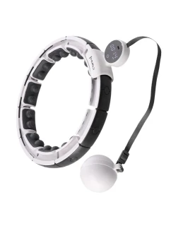 Hula Hop HMS HHM16 s magnetem a závažím bílá + počítadlo