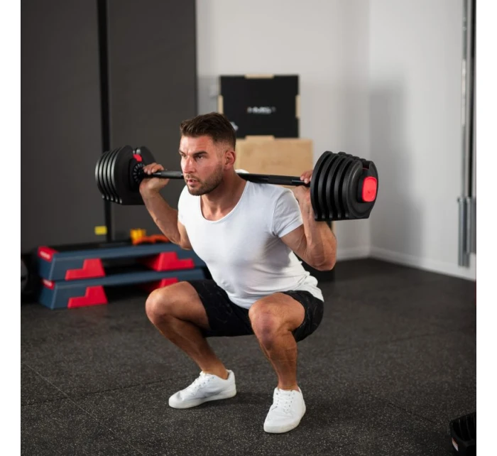 HMS SGR40 PRO SET Nastavitelná sada činek 2v1 43,5 kg HMS SGR40 PRO SET Nastavitelná sada činek 2v1 43,5 kg