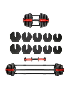 HMS SGR40 PRO SET Nastavitelná sada činek 2v1 43,5 kg