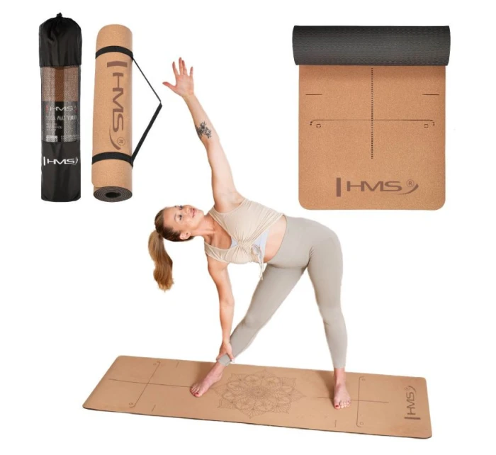 YM11 TPE PODLOŽKA NA JÓGU CORK HMS YM11 TPE PODLOŽKA NA JÓGU CORK HMS