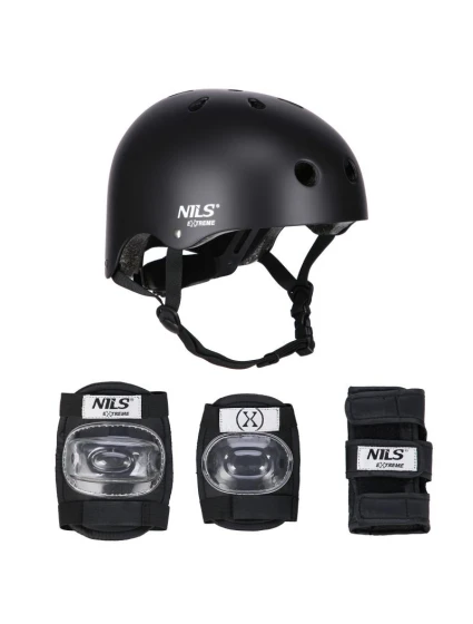 MR290+H230 PŘILBA S CHRÁNIČI ČERNÁ VELIKOST S NILS EXTREME MR290+H230 PŘILBA S CHRÁNIČI ČERNÁ VELIKOST S NILS EXTREME