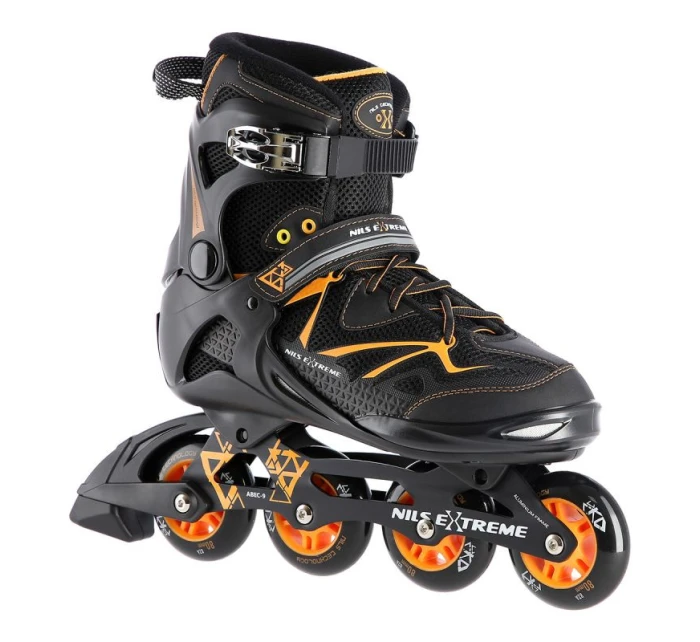 Inline brusle NILS Extreme NA9022 black/orange, velikost 41 Inline brusle NILS Extreme NA9022 black/orange, velikost 41