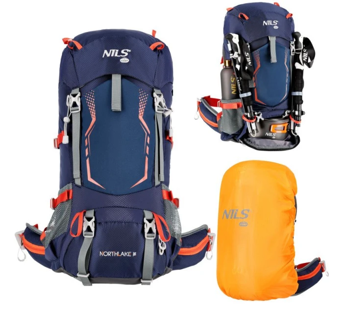 NC1993 TURISTICKÝ BATOH NAVY BLUE NORTHLAKE 30L+10 NILS CAMP NC1993 TURISTICKÝ BATOH NAVY BLUE NORTHLAKE 30L+10 NILS CAMP
