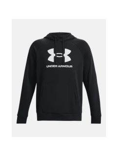 Mikina Under Armour Rival Fleece Logo Hoodie - černá/bílá