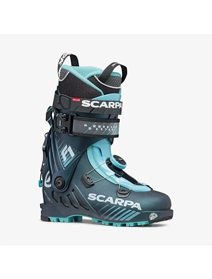 Dámské skialpinistické boty Scarpa F1 – antracit/aqua Dámské skialpinistické boty Scarpa F1 – antracit/aqua