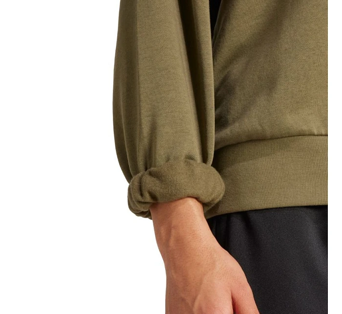 Pánská mikina adidas Essentials Feelcozy Fleece olivová KD5149 pánská Pánská mikina adidas Essentials Feelcozy Fleece olivová KD5149 pánská