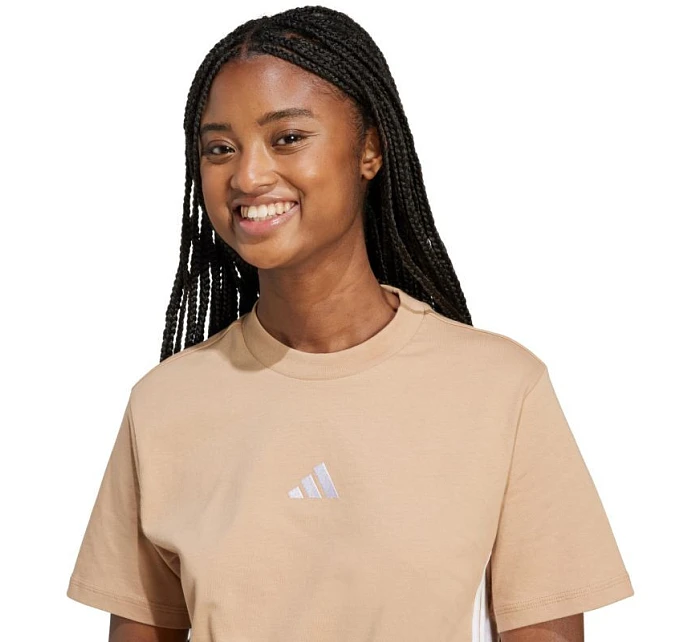 Tričko adidas Essentials 3-Stripes Cotton W JX7616 Tričko adidas Essentials 3-Stripes Cotton W JX7616