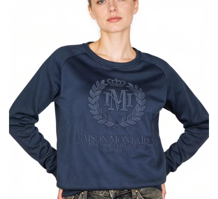 Bluza NAVY MT LADY 016 model 21359044 - Maison Montaigne Bluza NAVY MT LADY 016 model 21359044 - Maison Montaigne